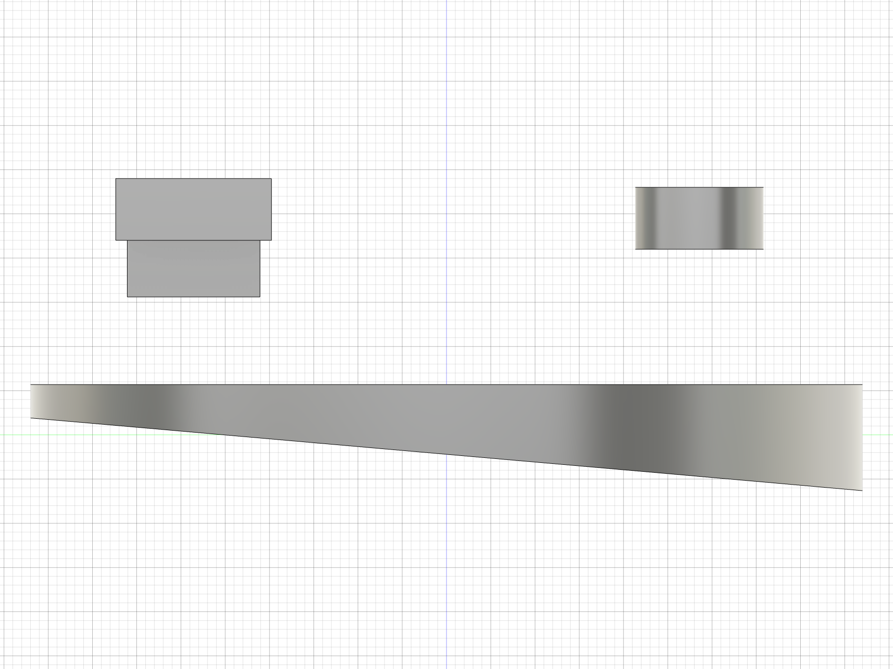 Angled bottom weight