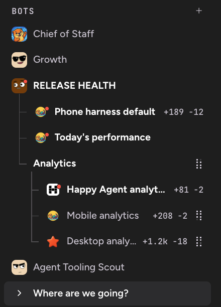 A fragment of our sidebar today